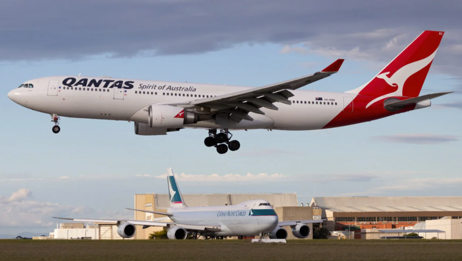 Migration - Plane Landing Australian Airport